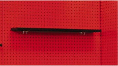 Hallowell - Steel Workbench & Workstation Shelf - 5" Deep, 1" High, Use with Fort Knox Modular Utility Storage & Workbench System - USA Tool & Supply