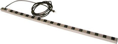 Hallowell - Workbench & Workstation Power Bar - 3" Deep, Use with Fort Knox Modular Utility Storage & Workbench System - USA Tool & Supply