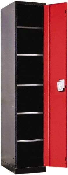 Hallowell - Steel Workbench & Workstation Locker - 24" Deep, 78" High, Use with Fort Knox Modular Utility Storage & Workbench System - USA Tool & Supply