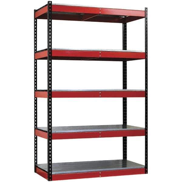 Hallowell - Steel Workbench & Workstation Shelf - 24" Deep, 78" High, Use with Fort Knox Modular Utility Storage & Workbench System - USA Tool & Supply