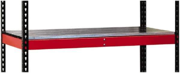 Hallowell - Steel Workbench & Workstation Shelf - 24" Deep, 3-1/2" High, Use with Fort Knox Modular Utility Storage & Workbench System - USA Tool & Supply