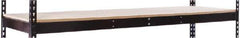 Hallowell - 72" Wide, 5/8 High, Open Shelving Accessory/Component - 24" Deep, Use with Black Rivetwell Double Rivet Boltless Shelving - USA Tool & Supply