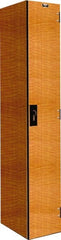 Hallowell - 1 Door, 1 Tier, Premium Wardrobe Lockers - USA Tool & Supply