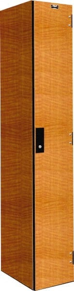 Hallowell - 1 Door, 1 Tier, Premium Wardrobe Lockers - USA Tool & Supply