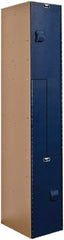 Hallowell - 2 Door, 2 Tier, Solid Plastic Z-Locker - USA Tool & Supply