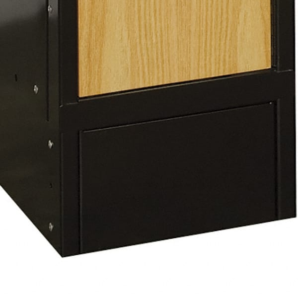 Hallowell - 15" Wide x 6" High, Locker Closed Front Base - USA Tool & Supply