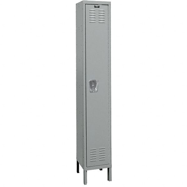 Hallowell - 1 Door, 1 Tier, Premium Wardrobe Lockers - USA Tool & Supply