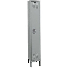 Hallowell - 1 Door, 1 Tier, Premium Wardrobe Lockers - USA Tool & Supply