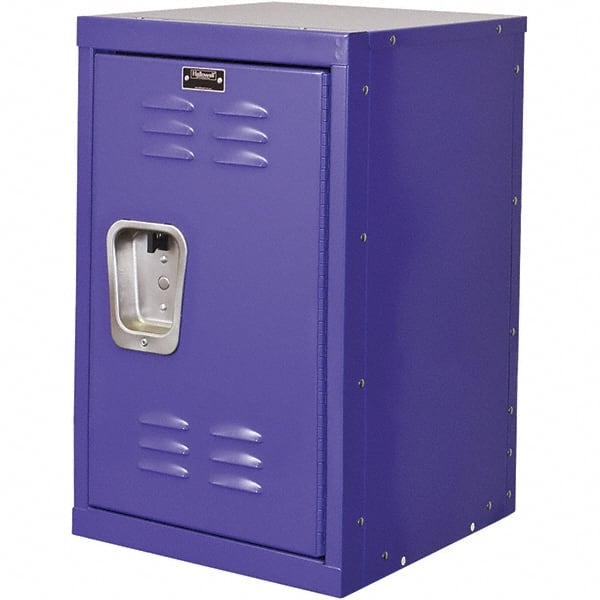 Hallowell - 1 Door, 1 Tier, Kid & Teen Lockers - USA Tool & Supply