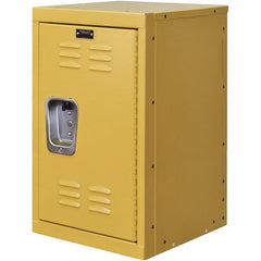 Hallowell - 1 Door, 1 Tier, Kid & Teen Lockers - USA Tool & Supply