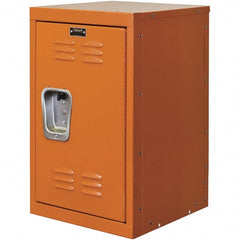Hallowell - 1 Door, 1 Tier, Kid & Teen Lockers - USA Tool & Supply