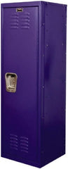 Hallowell - 1 Door, 1 Tier, Kid & Teen Lockers - USA Tool & Supply