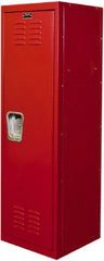 Hallowell - 1 Door, 1 Tier, Kid & Teen Lockers - USA Tool & Supply