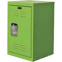 Hallowell - 1 Door, 1 Tier, Kid & Teen Lockers - USA Tool & Supply