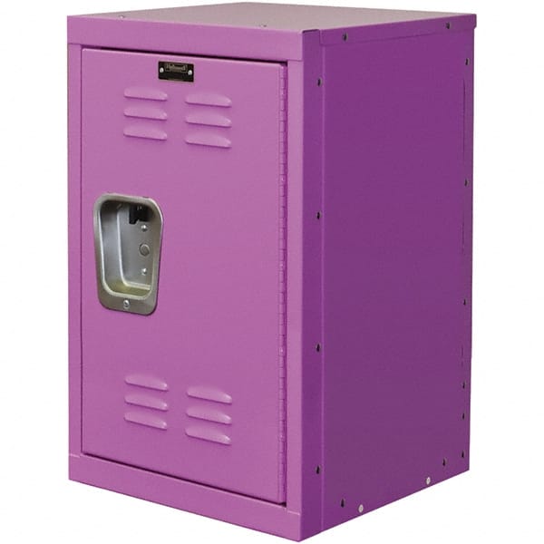Hallowell - 1 Door, 1 Tier, Kid & Teen Lockers - USA Tool & Supply
