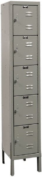 Hallowell - 5 Door, 5 Tier, Premium Box Lockers - USA Tool & Supply