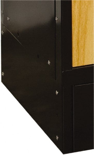 Hallowell - 6" High x 18" Deep, Locker Closed Side Base - USA Tool & Supply