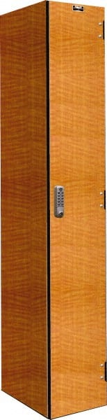 Hallowell - 1 Door, 1 Tier, Premium Wardrobe Lockers - USA Tool & Supply