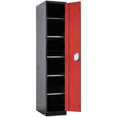 Hallowell - Steel Workbench & Workstation Locker - 24" Deep, 78" High, Use with Fort Knox Modular Utility Storage & Workbench System - USA Tool & Supply