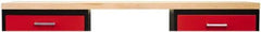 Hallowell - Laminated Hardwood Flat Workbench & Workstation Top - 24" Deep, Use with Fort Knox Modular Utility Storage & Workbench System - USA Tool & Supply