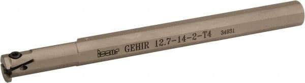 Iscar - GEHI, Right Hand, 0.075 to 0.095" Groove Width, Indexable Grooving Tool Holder - GEMI.., GEPI.. Insert Compatibility, 6" OAL, Through Coolant - USA Tool & Supply