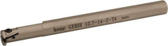 Iscar - GEHI, Right Hand, 0.075 to 0.095" Groove Width, Indexable Grooving Tool Holder - GEMI.., GEPI.. Insert Compatibility, 6" OAL, Through Coolant - USA Tool & Supply