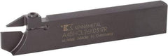 Kennametal - 1.2598" Blade Height, 5/16" Blade Width, 4.9213" OAL, Right Hand Cut, Single End Indexable Cut-Off Blade - A4BHC Blade, A4 Cut-Off Series - USA Tool & Supply