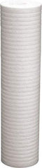 Value Collection - 4-3/8" OD, 25µ, Polypropylene Melt Blown-Thermal Bonded Cartridge Filter - 20" Long, Reduces Dirt & Rust - USA Tool & Supply