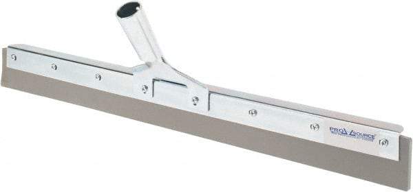 PRO-SOURCE - 24" Rubber Blade Floor Squeegee - Tapered End, Gray - USA Tool & Supply