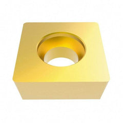 Allied Machine and Engineering - SCMT09T304 Carbide Indexable Drill Insert - Uncoated, Square, 3/8" Inscribed Circle - USA Tool & Supply