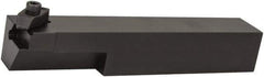 Hertel - IE, External, Right Hand, 1" Max Depth of Cut, 1" Min Groove Width, Indexable Grooving Tool Holder - IA.4L Insert Compatibility, 1-1/4" Shank Height, 1-1/4" Shank Width, 6" OAL - USA Tool & Supply
