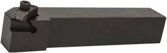 Hertel - IS, External, Right Hand, 5.33mm Max Depth of Cut, 0.195" Min Groove Width, Indexable Grooving Tool Holder - I_3R Insert Compatibility, 1" Shank Height, 1" Shank Width, 5" OAL - USA Tool & Supply