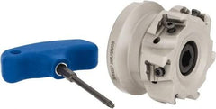 Iscar - 6 Inserts, 2-1/2" Cut Diam, 1" Arbor Diam, 0.492" Max Depth of Cut, Indexable Square-Shoulder Face Mill - 0/90° Lead Angle, 1-3/4" High, T490 LN.T 1306 Insert Compatibility, Through Coolant, Series Helitang - USA Tool & Supply