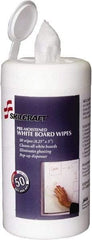 Ability One - Pre-Moistened White Board Wipes - Center Pull, 4-1/4" x 6-1/4" Sheet Size, White - USA Tool & Supply