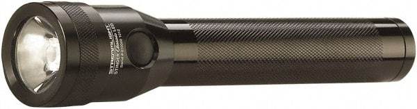 Streamlight - White LED Bulb, 390 Lumens, Industrial/Tactical Flashlight - Black Aluminum Body, 1 AA NiMH Battery Included - USA Tool & Supply