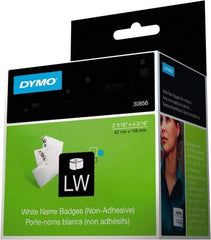 Dymo - 4-3/16" Long, White Label Printer Cartridge - For DYMO LabelWriter Printers - USA Tool & Supply