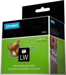 Dymo - 4" Long, White Label Printer Cartridge - For DYMO LabelWriter Printers - USA Tool & Supply