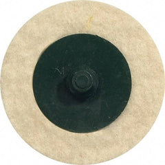 WALTER Surface Technologies - 3" Diam, Unmounted Buffing Wheel - Quick Change Felt Disc - USA Tool & Supply