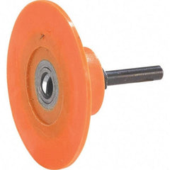 WALTER Surface Technologies - 3" Diam Disc Backing Pad - 1/4" Shank Diam, Medium Density, 28,000 RPM, Twist Compatible - USA Tool & Supply