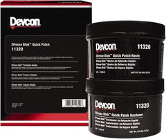 Devcon - 1 Lb Pail Two Part Epoxy - 4 min Working Time, 2,495 psi Shear Strength - USA Tool & Supply