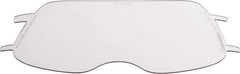 3M - 8" Wide x 4" High, Polycarbonate Replacement Visor - 0.06" Thick, Clear, Front-Mounted - USA Tool & Supply