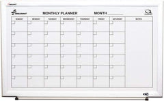 Ability One - 2" High x 22" Wide Cubicle Magnetic - Melamine, 32" Deep - USA Tool & Supply