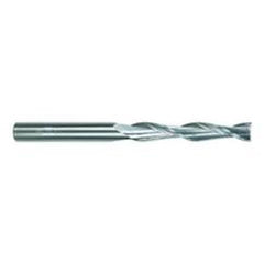 1 Dia. x 6 Overall Length 2-Flute Square End Solid Carbide SE End Mill-Round Shank-Center Cut-Uncoated - USA Tool & Supply