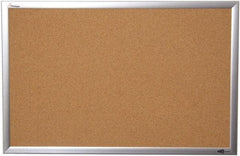 Ability One - 22" Wide x 2" High Self-Heal Cork Bulletin Board - Natural (Color) - USA Tool & Supply