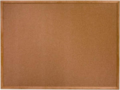 Ability One - 26" Wide x 2" High Self-Heal Cork Bulletin Board - Natural (Color) - USA Tool & Supply