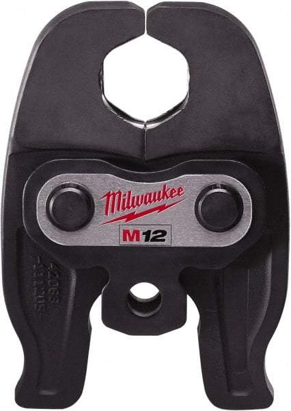 Milwaukee Tool - 1 to 1-1/4 Inch Jaw Range, Presser Replacement Jaw - For Use with M12 FORCE LOGIC Press Tool - USA Tool & Supply