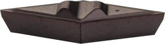 Kennametal - VPGR3305, KCU25 Grade Carbide Profiling Insert - AlTiN Finish, 35° Incl Angle, Diamond, 0.6538" Side Length, 3/16" Thick, 0.2mm Corner Radius, 3/8" Inscribed Circle - USA Tool & Supply