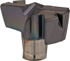 Iscar - Series FCP, 0.787" Diam Grade IC908 Replaceable Drill Tip - Carbide, TiAlN Finish, 20 Seat Size, Through Coolant - USA Tool & Supply