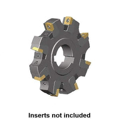 Kennametal - Arbor Hole Connection, 0.461" Cutting Width, 2.0276" Depth of Cut, 160mm Cutter Diam, 1.5748" Hole Diam, 10 Tooth Indexable Slotting Cutter - KSSM Toolholder, SD.T 1204.. Insert, Right Hand Cutting Direction - USA Tool & Supply