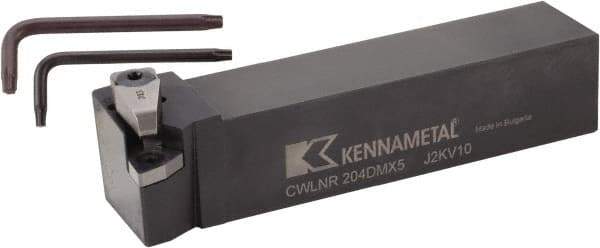 Kennametal - CWLN-MX, Right Hand Cut, -5° Lead Angle, 32mm Shank Height x 25mm Shank Width, Negative Rake Indexable Turning Toolholder - 170mm OAL, WN..0807.. Insert Compatibility, Series MTS - USA Tool & Supply